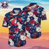 Customizable Cartoon Baseball Minnesota Twins Hawaiian Shirt With Hibiscus And Palms