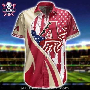 American Pride Diamondbacks MLB Hawaiian Shirt