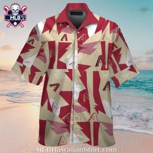 Arizona Diamondbacks Abstract Desert Camo MLB Aloha Shirt