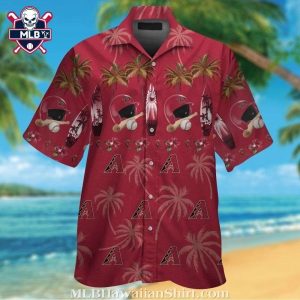 Arizona Diamondbacks Beachside Equipment MLB Hawaiian Shirt