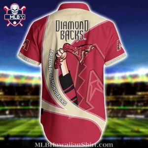 Arizona Diamondbacks Cartoon Fanfare MLB Hawaiian Shirt