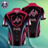 Atlanta Braves Exotic Canopy Hawaiian Shirt – Flamingo Twilight