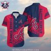 Atlanta Braves Floral Cheer Tropical Hawaiian Shirt – Red Hibiscus Dream