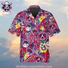 Atlanta Braves Classic Pinstripe Tropical Hawaiian Shirt