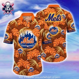 Autumn Tropics NY Mets Hawaiian Shirt – Warm Foliage Fan Edition