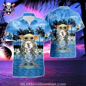 Baby Yoda By The Beach Chicago White Sox Hawaiian Shirt