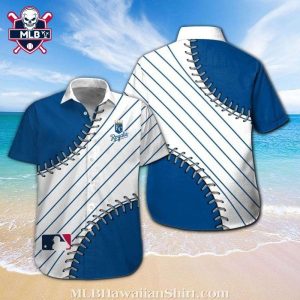 Baseball Laces Kansas City Royals Hawaiian Style Shirt