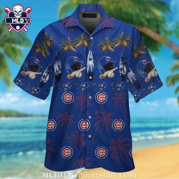 Baseball Paradise – Chicago Cubs Game Day Hawaiian Shirt