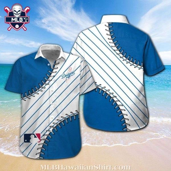 Baseball Seam Los Angeles Dodgers Classic Hawaiian Shirt