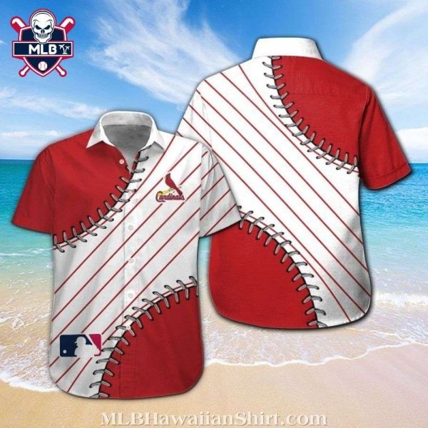 Baseball Seam St. Louis Cardinals Hawaiian Shirt