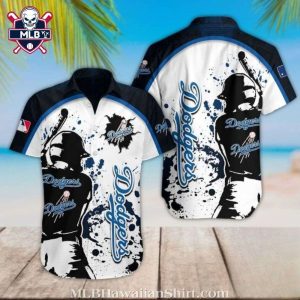 Batter Up Splatter LA Dodgers MLB Hawaiian Shirt – Dynamic Fan Wear