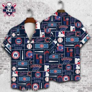 Bold Chicago Cubs Love And Baseball Navy Hawaiian Shirt