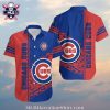 Chicago Cubs Baseball Seam MLB Hawaiian Shirt – Pitch-Perfect Stripe Design