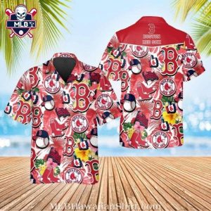 Boston Red Sox Baseball Paradise Hawaiian Shirt