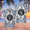 Cincinnati Reds Tropical Hawaiian Shirt With Baby Yoda Hibiscus Theme