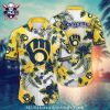 Brewers Game Day – MLB Milwaukee Brewers Floral Aloha Shirt