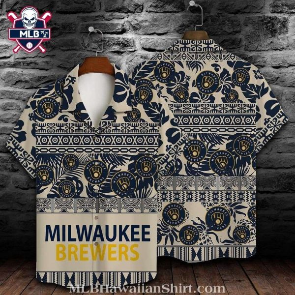 Brewers’ Typographic Tribute – Fandom Text Hawaiian Shirt