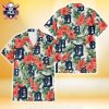 Beachfront Palms Detroit Tigers Hawaiian Shirt