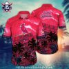 Cardinals Collage Red St. Louis Baseball Hawaiian Shirt