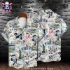 Baby Yoda And Vibrant Hibiscus Blossoms NY Yankees Hawaiian Shirt