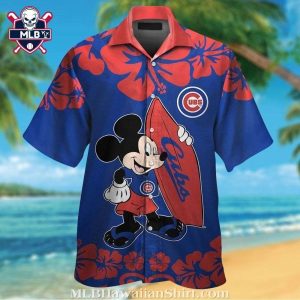Chicago Cubs Aloha Shirt – Mickey Mouse Hibiscus Edition