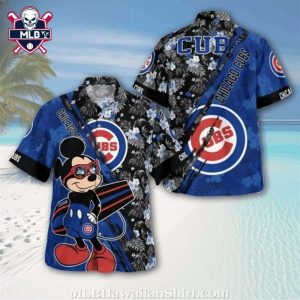 Chicago Cubs Aloha Shirt – Mickey Mouse Tropical Floral Edition