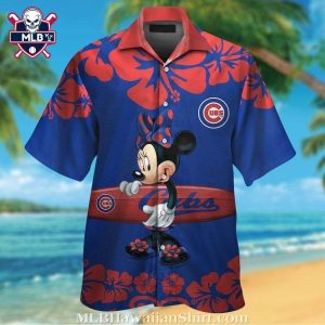 Chicago Cubs Aloha Shirt – Minnie Mouse Hibiscus Edition
