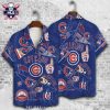 Chicago Cubs Botanical Pitch MLB Hawaiian Shirt – Vibrant Flora And Stripes