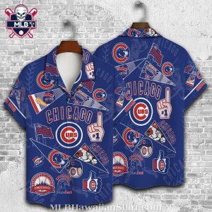 Chicago Cubs Champions Spirit MLB Hawaiian Shirt – Iconic Emblems And Motifs