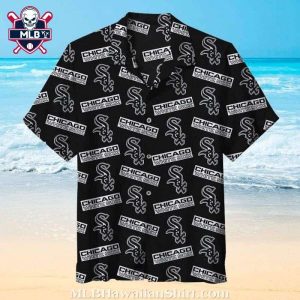 Chicago White Sox Black Elegance Hawaiian Shirt