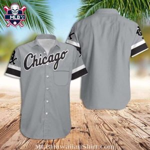 Chicago White Sox Game Day Gray Hawaiian Shirt