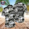 Chicago White Sox Gray Palm Silhouette Hawaiian Shirt