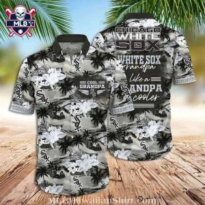 Chicago White Sox Grandpa Tropical Hawaiian Shirt