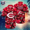 Floral Fanfare Washington Nationals Hawaiian Shirt – Blue And Red Team Blossom