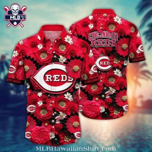 Cincinnati Reds Blooming Baseball Hawaiian Shirt – MLB Reds Festive Floral