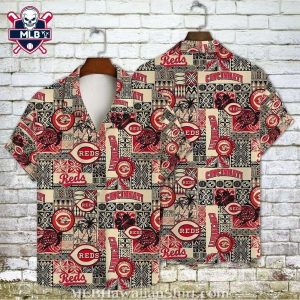 Cincinnati Reds Tiki Totem MLB Tropical Hawaiian Shirt – Cultural Fusion Design