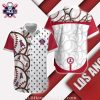 Baby Yoda Graphics LA Angels Hawaiian Shirt With Hibiscus Pattern