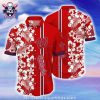 Crimson Wave – Washington Nationals Floral Tide Hawaiian Shirt