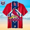 Classic Game Day Phillies Tropical Hawaiian Shirt With Baseball Imagery