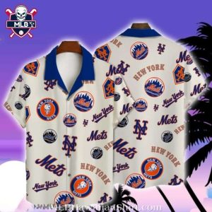 Classic NY Mets Logo Parade Hawaiian Shirt – Mets Aloha Spirit