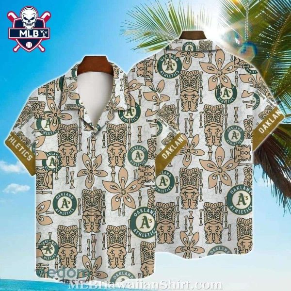 Classic Oakland Athletics Tropical Shirt – Tiki And Tribal Motifs