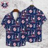 Colorful Parrots And Flamingos NY Yankees Aloha Shirt