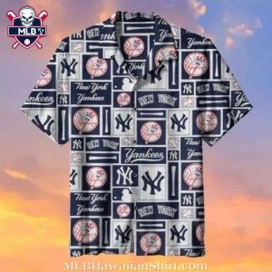 Classic Pinstripe NY Yankees Hawaiian Shirt