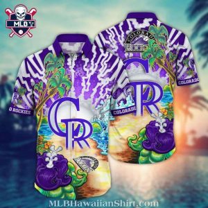 Colorado Rockies Beachfront Celebration MLB Tropical Shirt