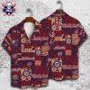 Crimson Wave – Washington Nationals Floral Tide Hawaiian Shirt