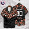 Giants Baseball Club Classic Hawaiian Shirt – Black And Orange Diamond