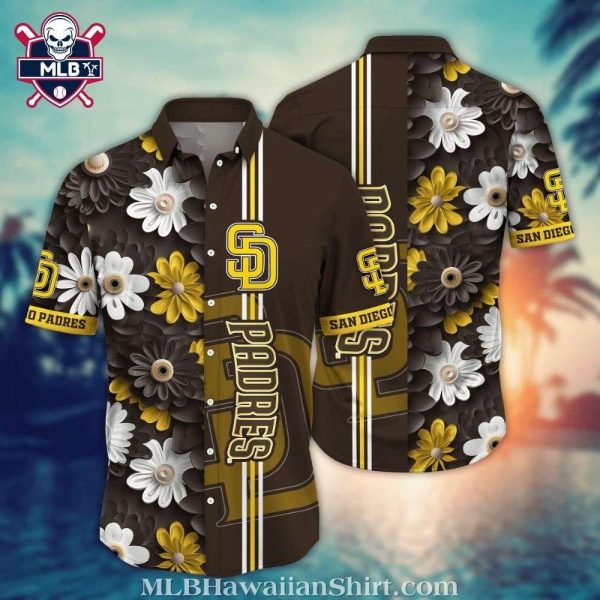 Daisy Delight San Diego Padres Aloha Shirt – MLB Floral Essence