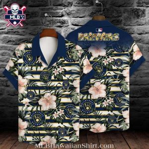 Floral Pitch Milwaukee Brewers Hawaiian Shirt – Tropical MLB Spirit