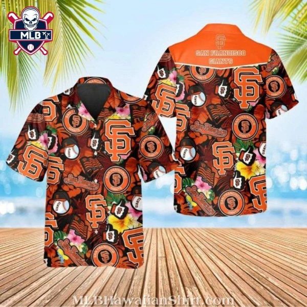 Floral Swing San Francisco Giants Tropical Hawaiian Shirt