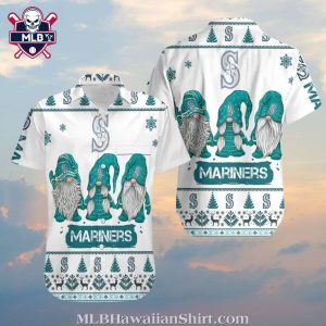 Frosty Gnome Seattle Mariners Winter Hawaiian Shirt